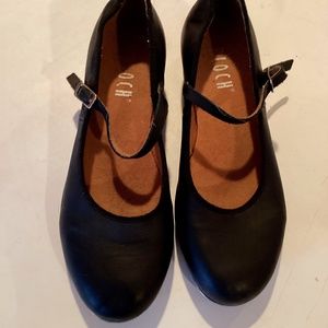 Bloch Black Leather Tap Shoes, size 7